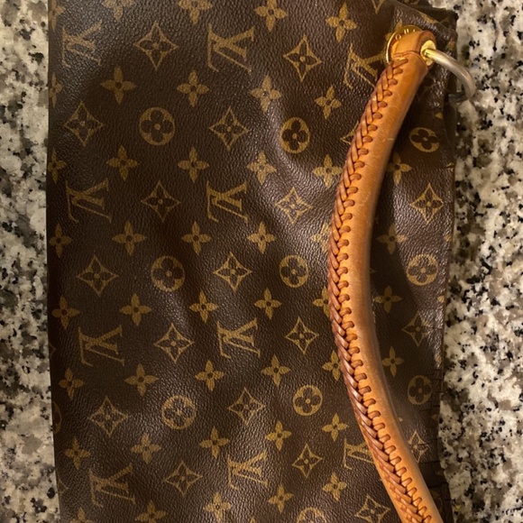 AUTHENTIC Louis Vuitton Artsy Hobo Bag Brown MM - Picture 5 of 5